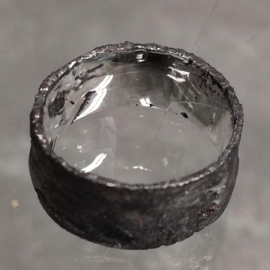 Anello artigianale Terra in argento 925