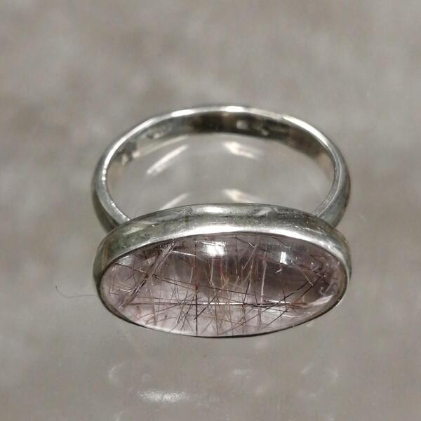 Anello Olga quarzo rutilato