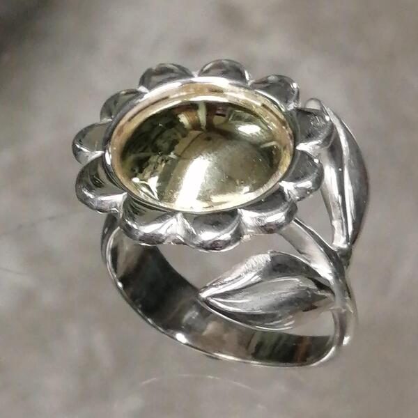 Anello SOLEL in argento e bronzo mis 13