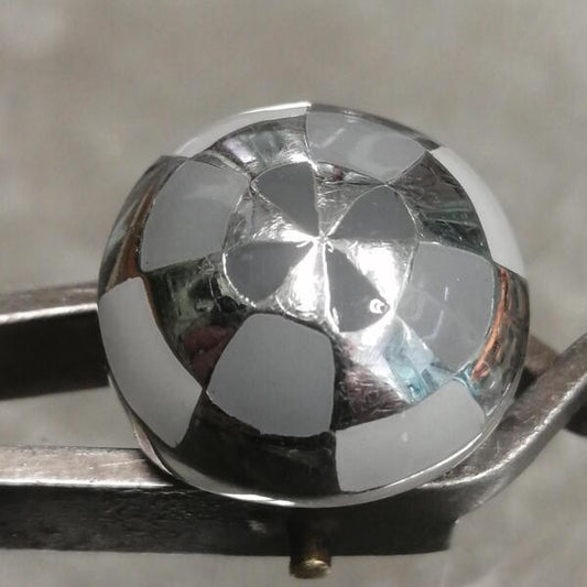 Anello Tipon in Argento 925 Sterling e Smalto Applicato a Mano