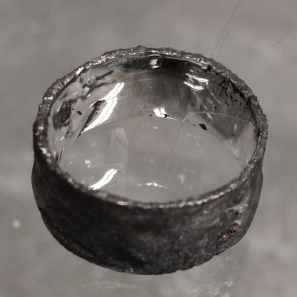 Anello artigianale Terra in argento 925