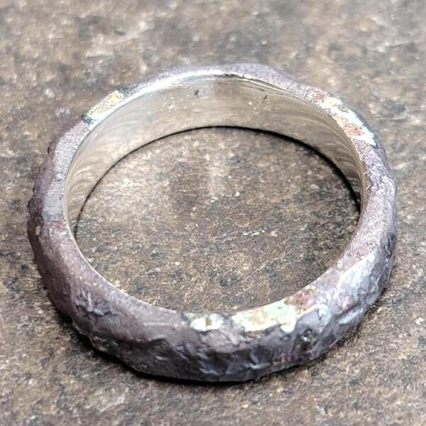 Anello artigianale Zabù in argento 925