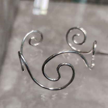 Bracciale artigianale in argento energia