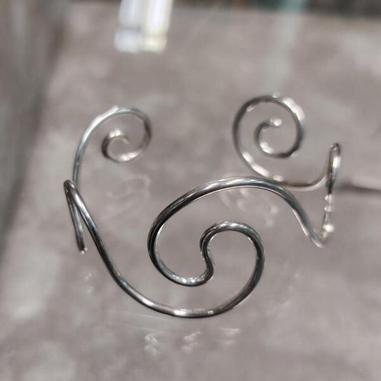 Bracciale artigianale in argento energia
