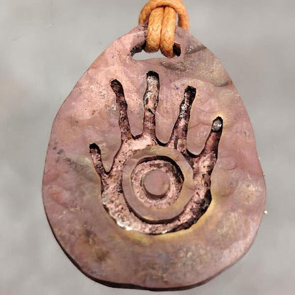 Ciondolo Segno primordiale in bronzo rosso
