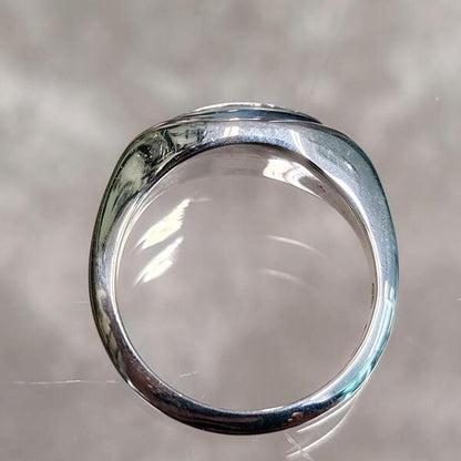 Anello Riflessi in argento e opale
