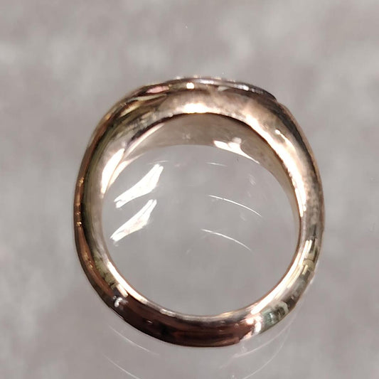 anello donna Nebula in bronzo e opale