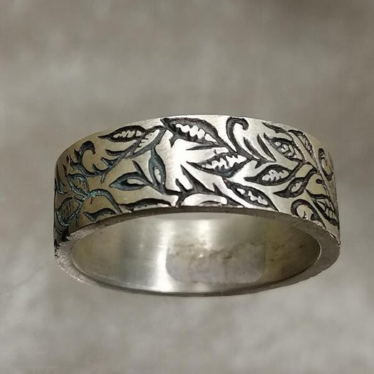 anello  Liberty fascia in argento mis 24