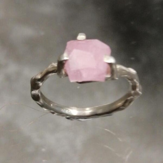 anello Lady opale rosa  opaco mis  17