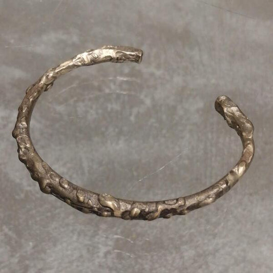 bracciale  rigido Ball    in bronzo satinato