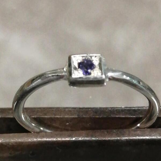 Anello Luis in argento e zaffiro