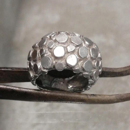 Anello artigianale Timo in argento 925