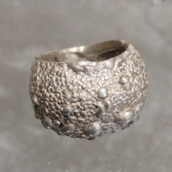 Anello Cratere argento misura 13