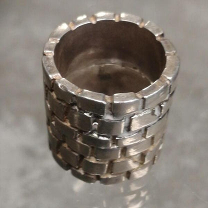 Anello Torre  argento misura 13