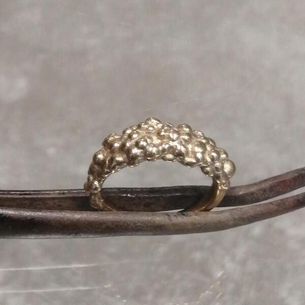 Anello artigianale Denis in bronzo.fatto a mano