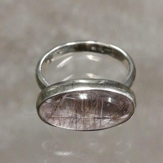 Anello Olga quarzo rutilato