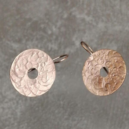 Orecchini Miè in bronzo cm 2