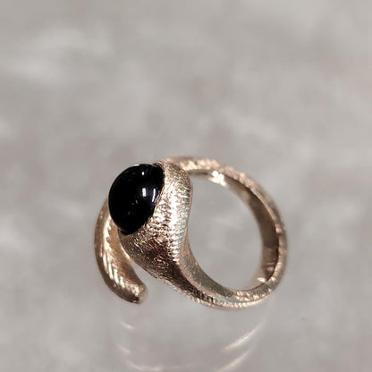 anello donna Cupola Nera in bronzo