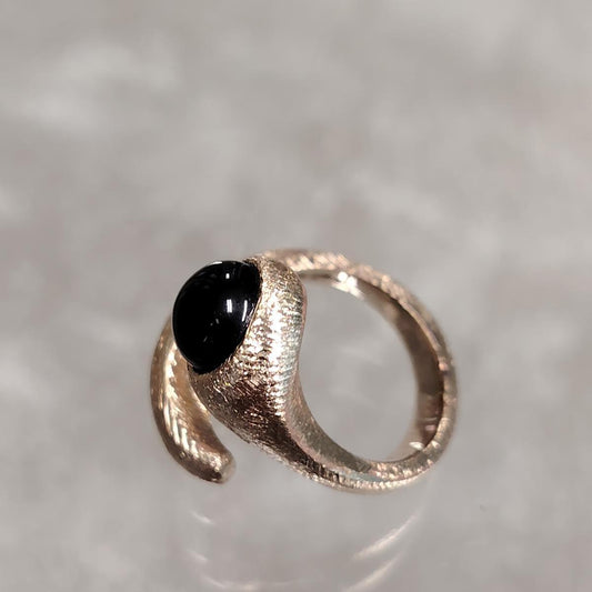 anello donna Cupola Nera in bronzo