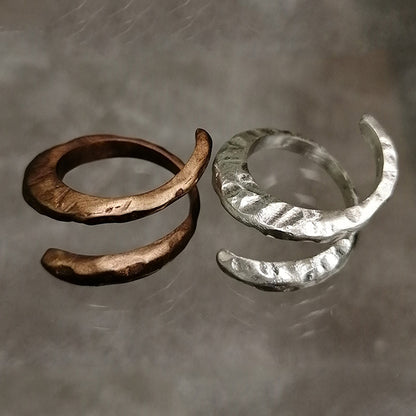 Anello Love in bronzo e argento