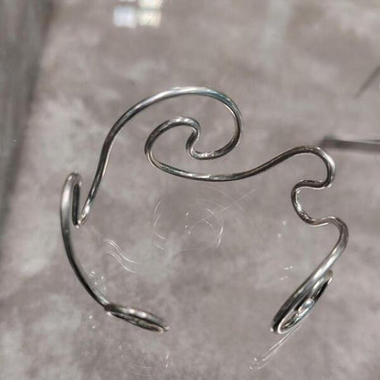 Bracciale artigianale in argento energia