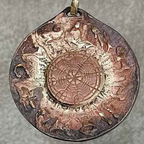 CIONDOLO ARTIGIANALE   ZODIACI IN BRONZO