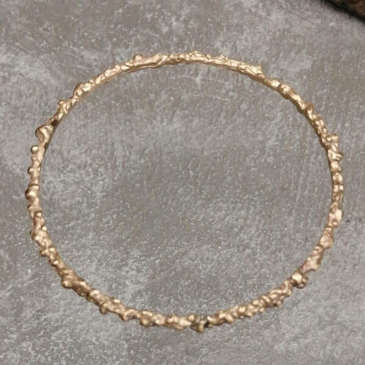 Braccialetto  Makè rigido in bronzo